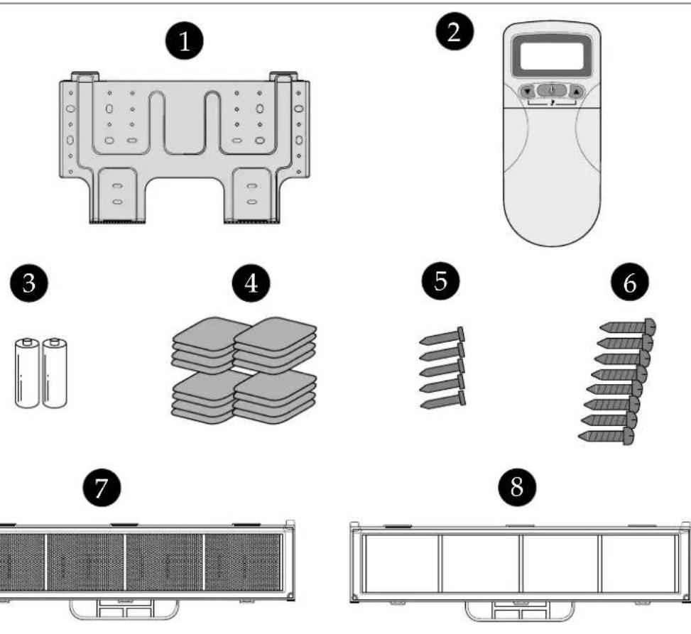 DAEWOO DSB-071LH - ACCESSORIES SUPPLIED WITH THE UNIT: - 1
