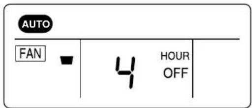 AUTO FAN 4 HOUR OFF
