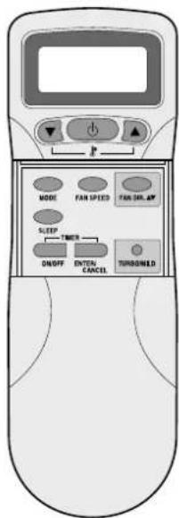 P MODE FAN SPEED FAN DRL AMP SLEEP TIMES ON/OFF ENTEN CANCEL TURBOMILD
