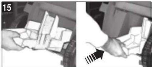 Two-panel image showing hands exchanging stacked documents, one with a black arrow pointing to a striped pattern (no text or symbols)