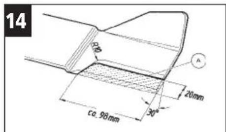 14 A 20mm 30° co. 98mm