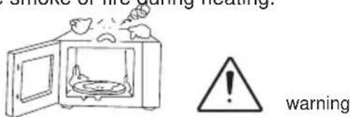 smokes of fire sowing heating. warning