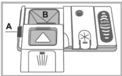 Hotpoint Ariston LFF 8M121 CX DE/SK - Påfyldning af opvaskemiddel - 1