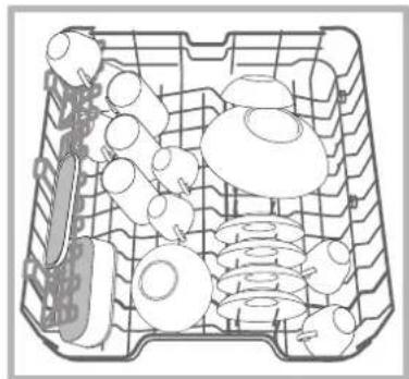 INDESIT DFP 58B1 - Cesto superior - 1