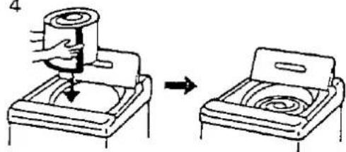 Illustration of a hand using a tool to press or press down an object on a bed, then to form a separate bed (no text or symbols present)