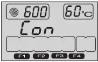 600 60°C Con F1 F2 F3 F4