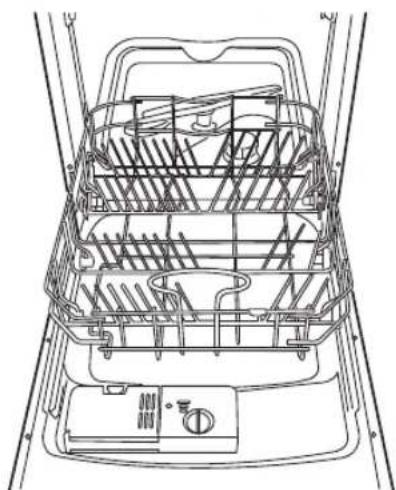 Logik LDW45W15N - Nedre korgen - 1