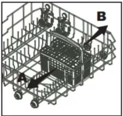 BLOMBERG DWT 34420 ULTRA - MOVABLE CUTLERY BASKET (DEPENDING ON MODEL) - 1