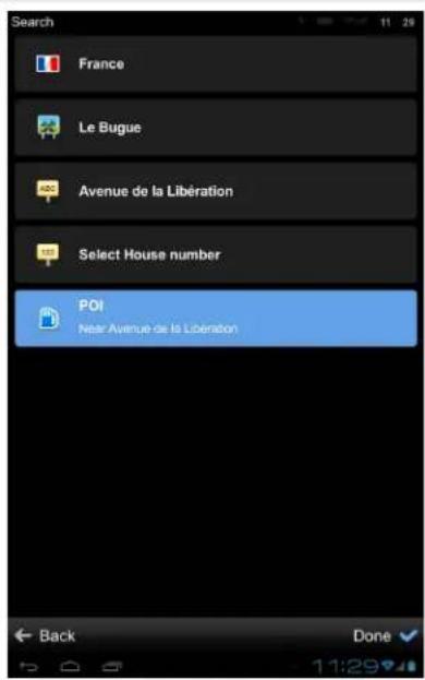 Search France Le Bugue Avenue de la Libération Select House number POI Near Avenue de la Libération Back Done