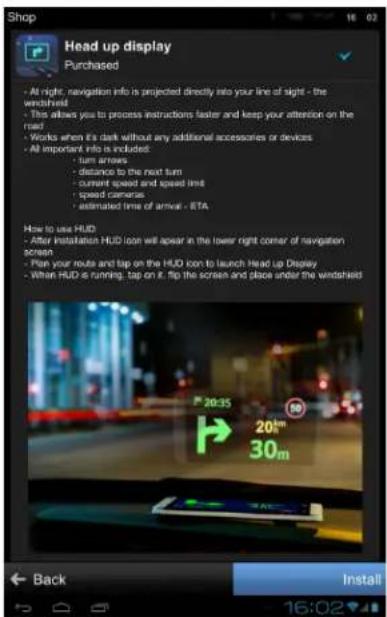 Shop Head up display Purchased - At night, navigation info is projected directly into your line of sight - the windshield - This allows you to process instructions faster and keep your attention on the road - Works when it's dark without any additional accessories or devices - All important info is…