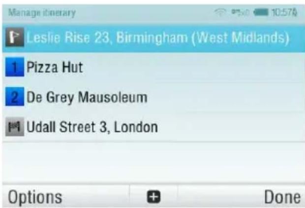 Manage itinerary Leslie Rise 23, Birmingham (West Midlands) 1 Pizza Hut 2 De Grey Mausoleum Udall Street 3, London Options + Done