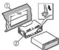 PIONEER MVH-29BT - DIN mount installation - 1
