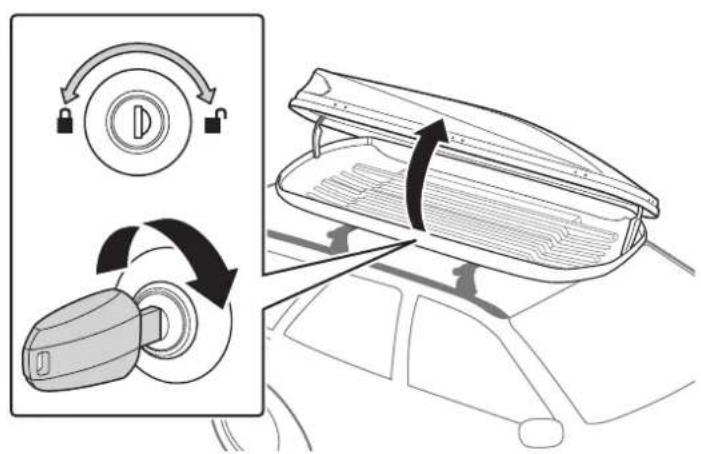 Diagram illustrating car door lock mechanism with labeled parts and directional arrows indicating rotation or adjustment.