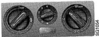 SAAB 9000 (1998) - To obtain maximum heating in very cold weather - 3