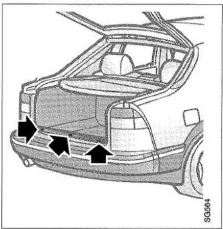 SAAB 9000 (1998) - Attachment hook - 1