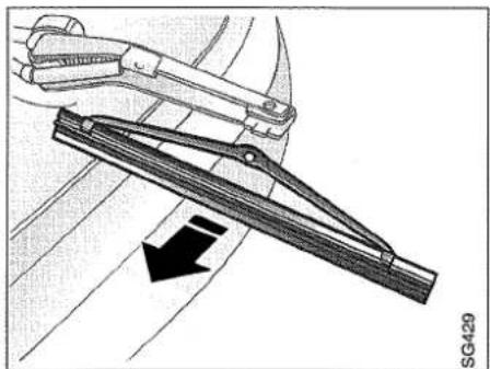 SAAB 9000 (1998) - Wipers and washers - 2