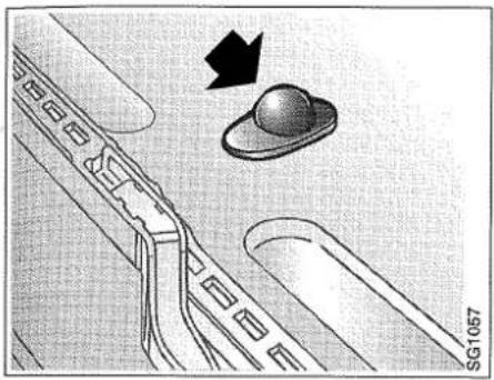 SAAB 9000 (1998) - Setting the required temperature - 1