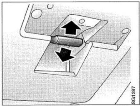 SAAB 9000 (1998) - Seat belts - 1