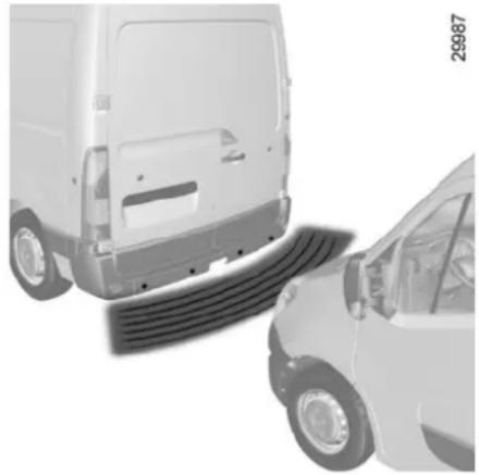 Side view of a van and a car with visible tire tracks (no text or symbols)