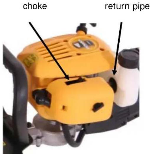 choke return pipe