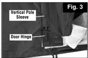 Fig. 3 Vertical Pole Sleeve Door Hinge