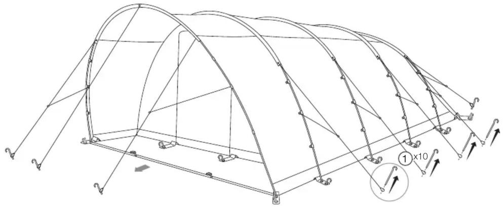Vango Farnham 500 - TAKING DOWN & PACKING - 1