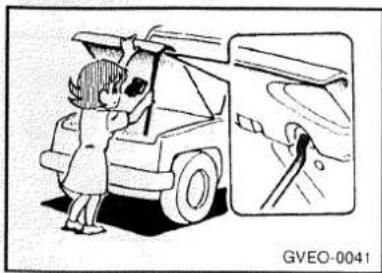 HYUNDAI Galloper II (1997) - To lock the rear doors - 4
