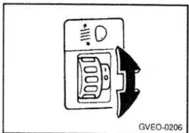 HYUNDAI Galloper II (1997) - Front fog lamp switch\* (If installed) - 3