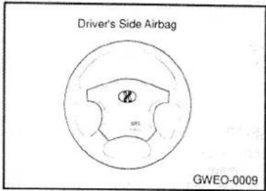 Driver's Side Airbag GWEO-0009
