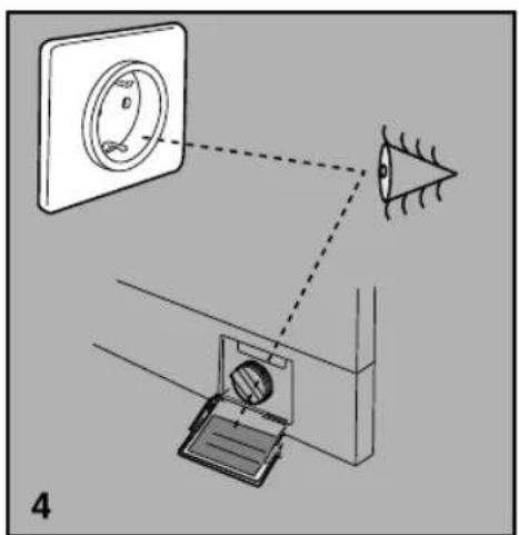 Diagram illustrating optical alignment with a lens, showing components like an eye, lens, and screen setup
