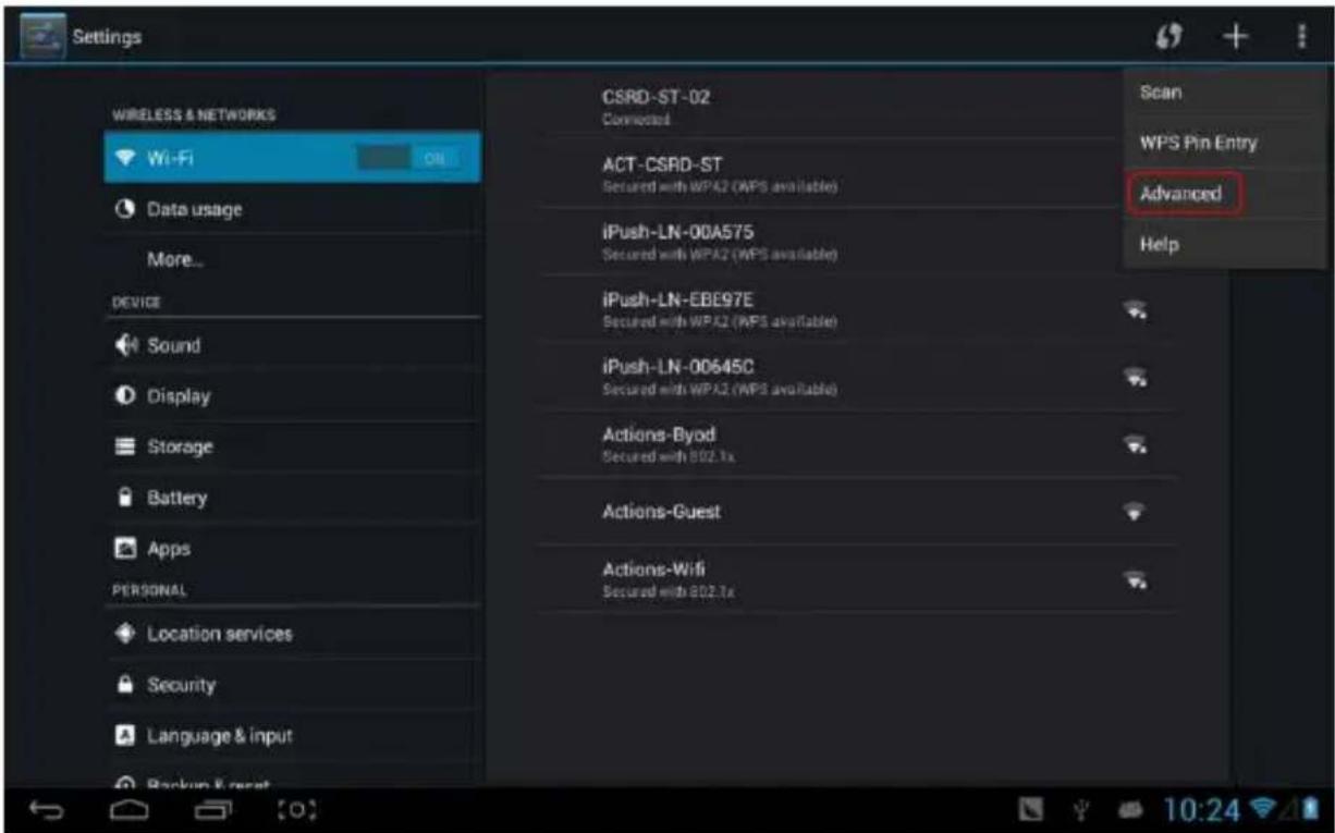 Overmax NewBase 2 - Pokročilé nastavenie Wi-Fi: - 1