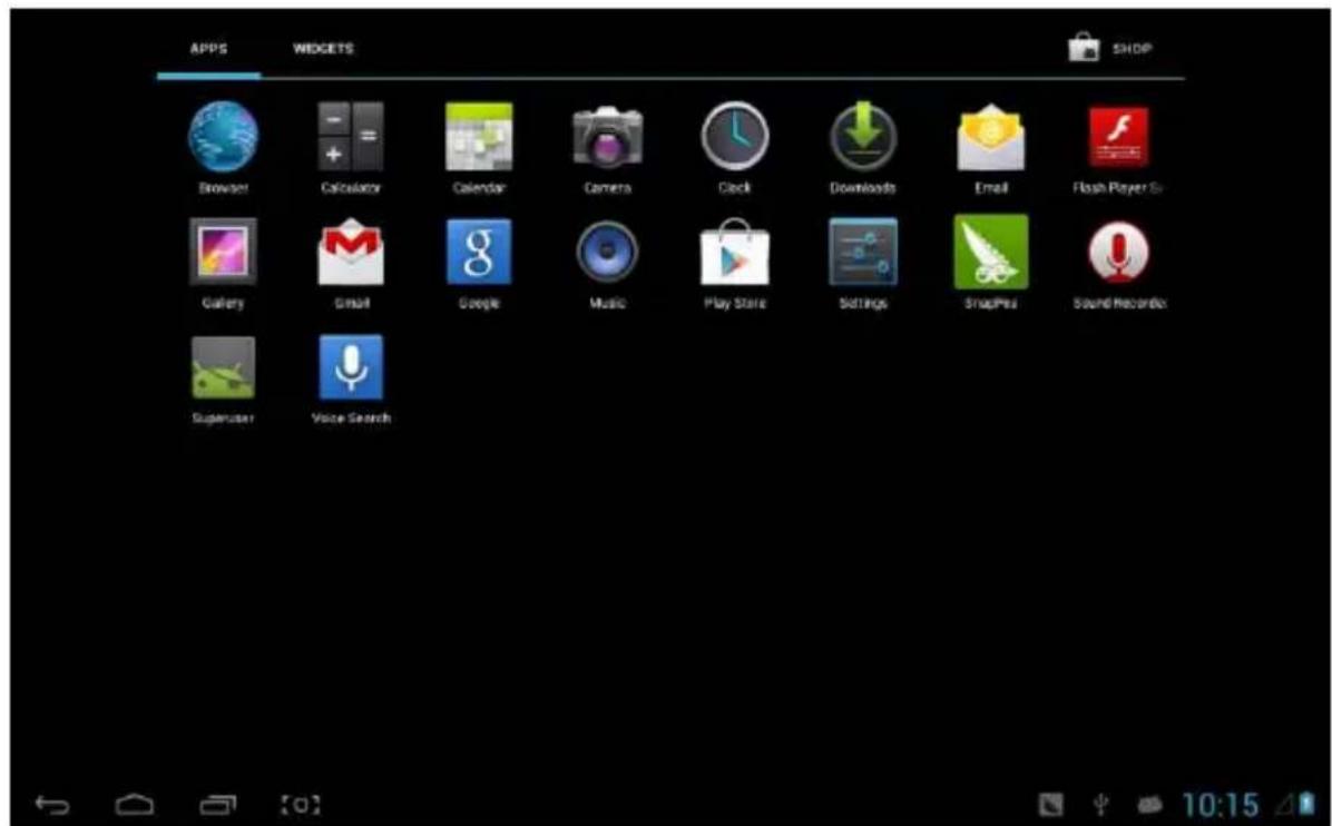 Overmax NewBase 2 - Hlavné menu - 1