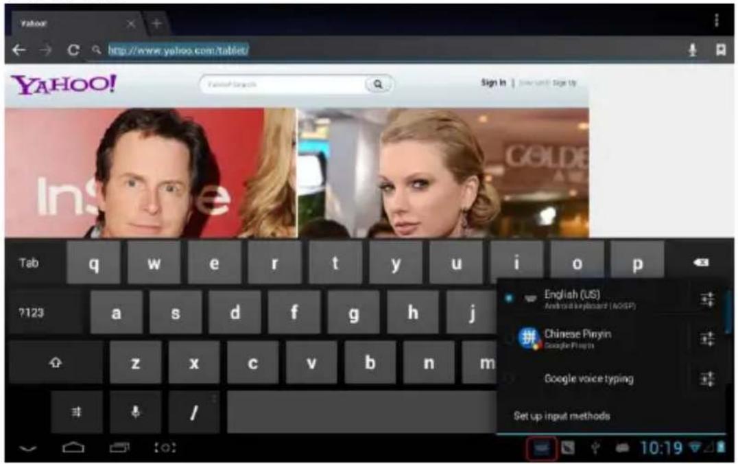 Yahoo! http://www.yahoo.com/tablet/ YAHOO! Facebook Search Prihlásenie | New York! Registrácia Tab q w e r t y u i o p ?123 a s d f g h j z x c v b n m / Angličtina (USA) Android na klávesnicu (AOSP) Čínsky pinyin Google Pinglin Google hlasové písanie Nastaviť metódy vstupu