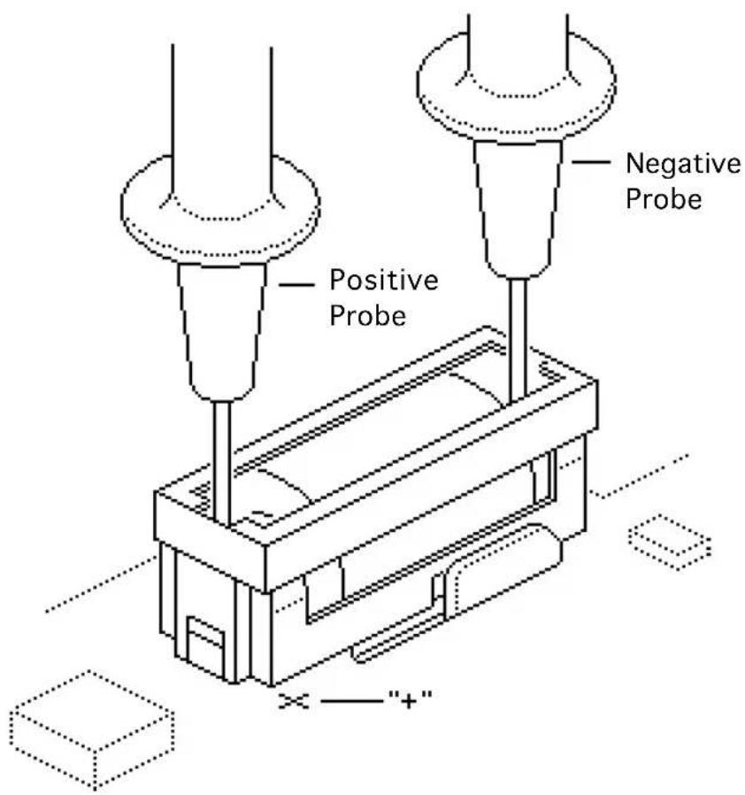 Positive Probe Negative Probe X — "+"