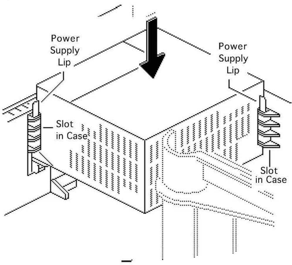 Power Supply Lip Power Supply Lip Slot in Case Slot in Case
