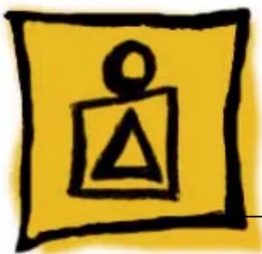 Simple yellow square icon with a black outline of a person inside a box, no text or symbols present.