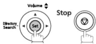 Volume Directory Search Set Stop