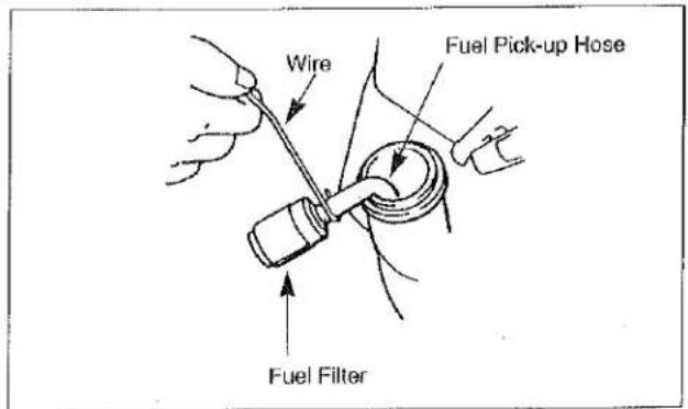 Wire Fuel Pick-up Hose Fuel Filter