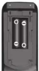 Close-up of a black electronic device casing with two internal compartments, no visible text or symbols