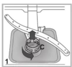 INDESIT DFP 27T94 A EU - Reinigen van de filters - 1