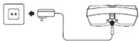 AUDIOLINE Power PMR 40 - Charging the battery pack - 1
