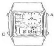 PULSAR Y651 - HOW TO SET THE ANALOG TIME - 1