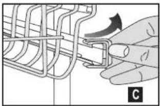 LADEN LVI 45 - supports à assiettes rabattables (selon le modèle) - 2