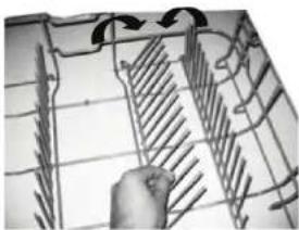 Essentiel B ELVS 458is - - Replier les supports d'assiettes - 1