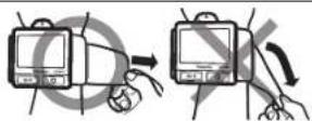 PANASONIC EW-BW10 - Fitting the pressure cuff (cont.) - 2