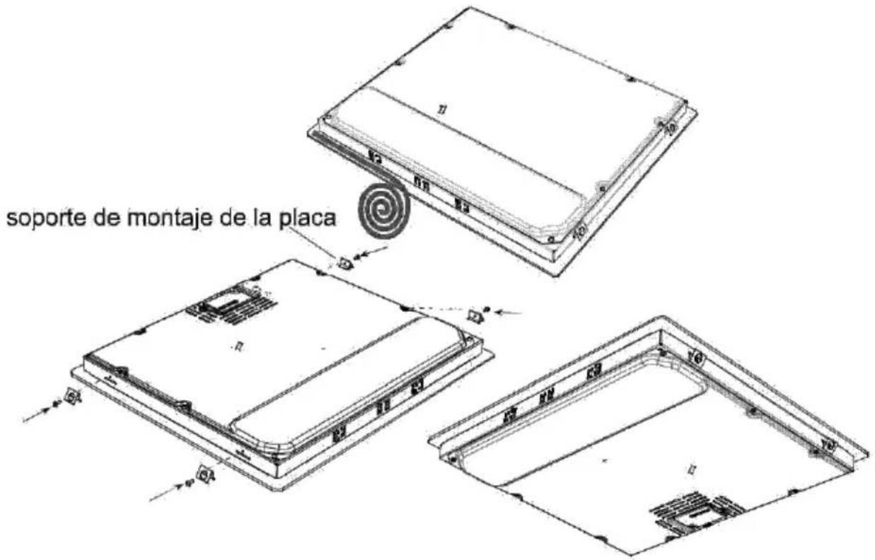 soporte de montaje de la placa