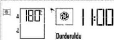 180°C Durduruldu 1:00