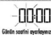 Arçelik 9784 ZCI - İlk saat ayarını yapın - 1