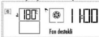 180°C Fan destekli