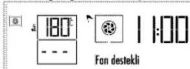 180°C Fan destekli